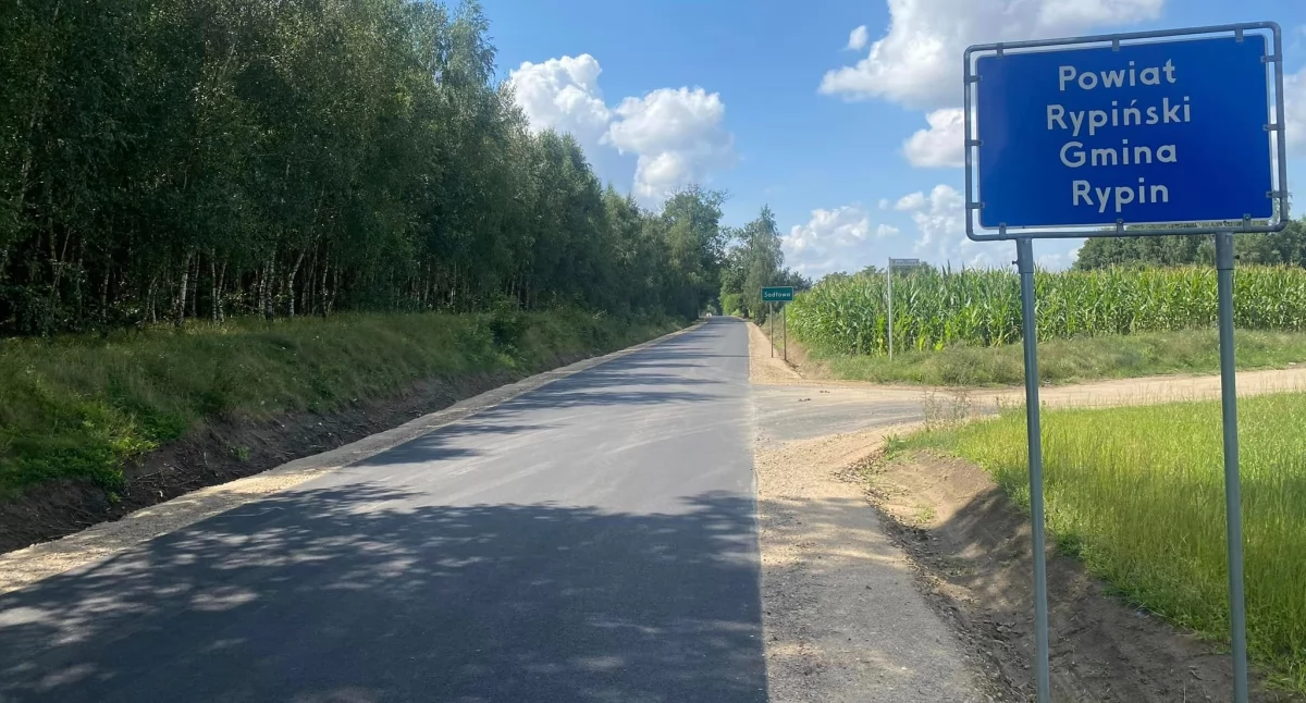 Inwestycje, Droga Sadłowie wyremontowana - zdjęcie, fotografia