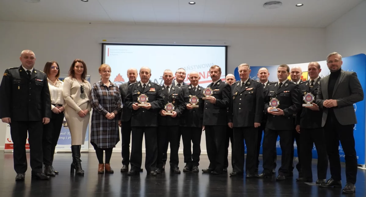 Stowarzyszenia i organizacje, Strażackie podsumowanie - zdjęcie, fotografia