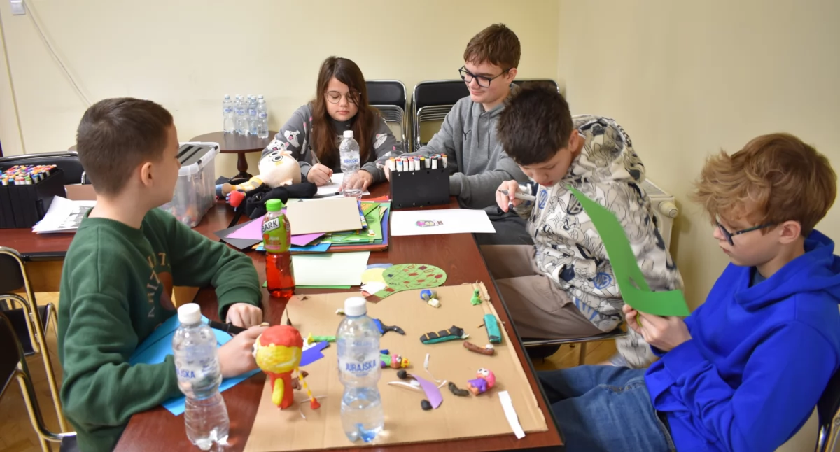 Edukacja, Tworzyli filmy animowane - zdjęcie, fotografia