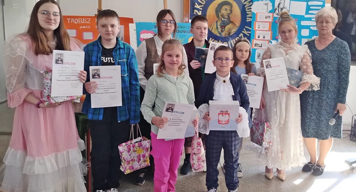 Edukacja, Kościuszko czyli dzień patrona - zdjęcie, fotografia