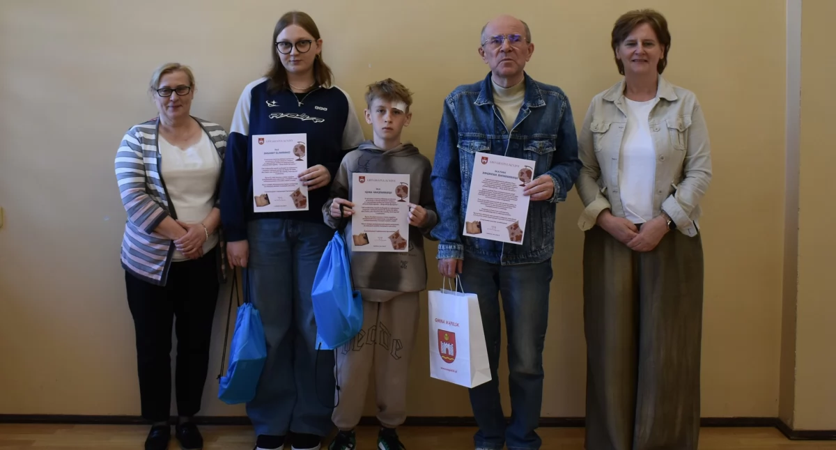 Edukacja, Sukces uczniów Wąpielska - zdjęcie, fotografia
