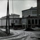 Zakłady Mleczarskie w Rypinie w trakcie rozbudowy i budowy proszkowni (fot. 1951)
