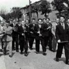 Orkiestra OSP Rypin w czasie 
pochodu 1 Maja 1962 roku. Prowadzi dyrygent Zygmunt...