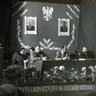 Zebranie aktywu partyjnego na świetlicy w Mleczarni w Rypinie (fot. ok. 1955)