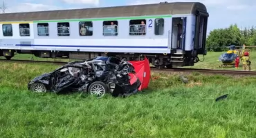 Tragedia na przejeździe kolejowym