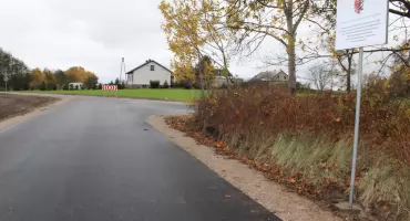 Nowy asfalt w Pręczkach