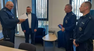 Zasłużony policjant na emeryturze